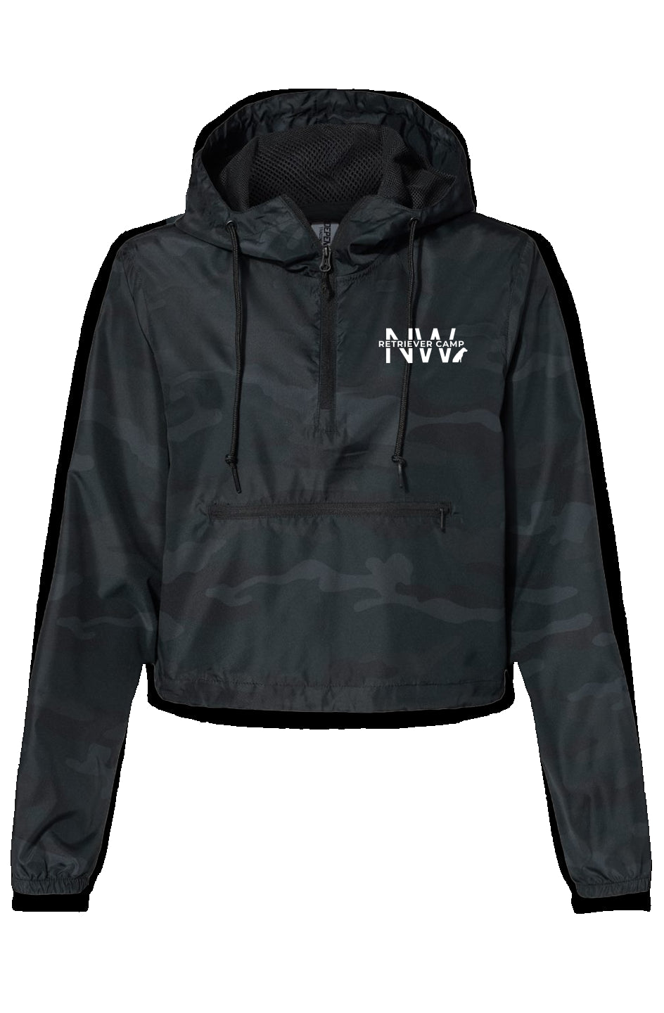 NW Retriever Camp Lightweight Pullover Crop Windbreaker
