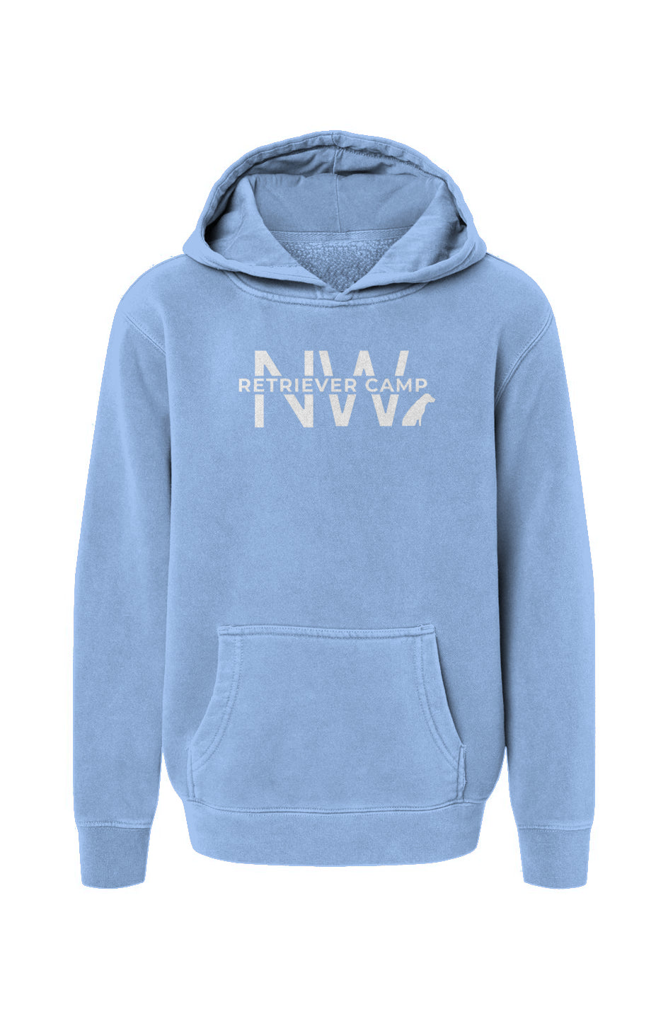 NW Retriever Camp Youth Independent Trading Pigment-Dyed Hoodie