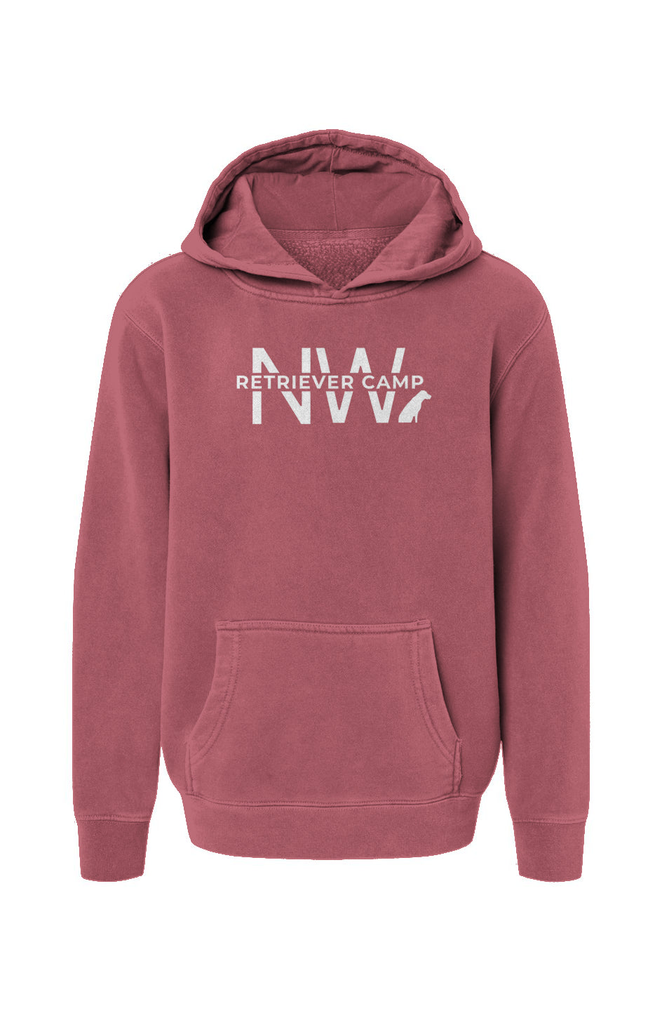 NW Retriever Camp Youth Independent Trading Pigment-Dyed Hoodie