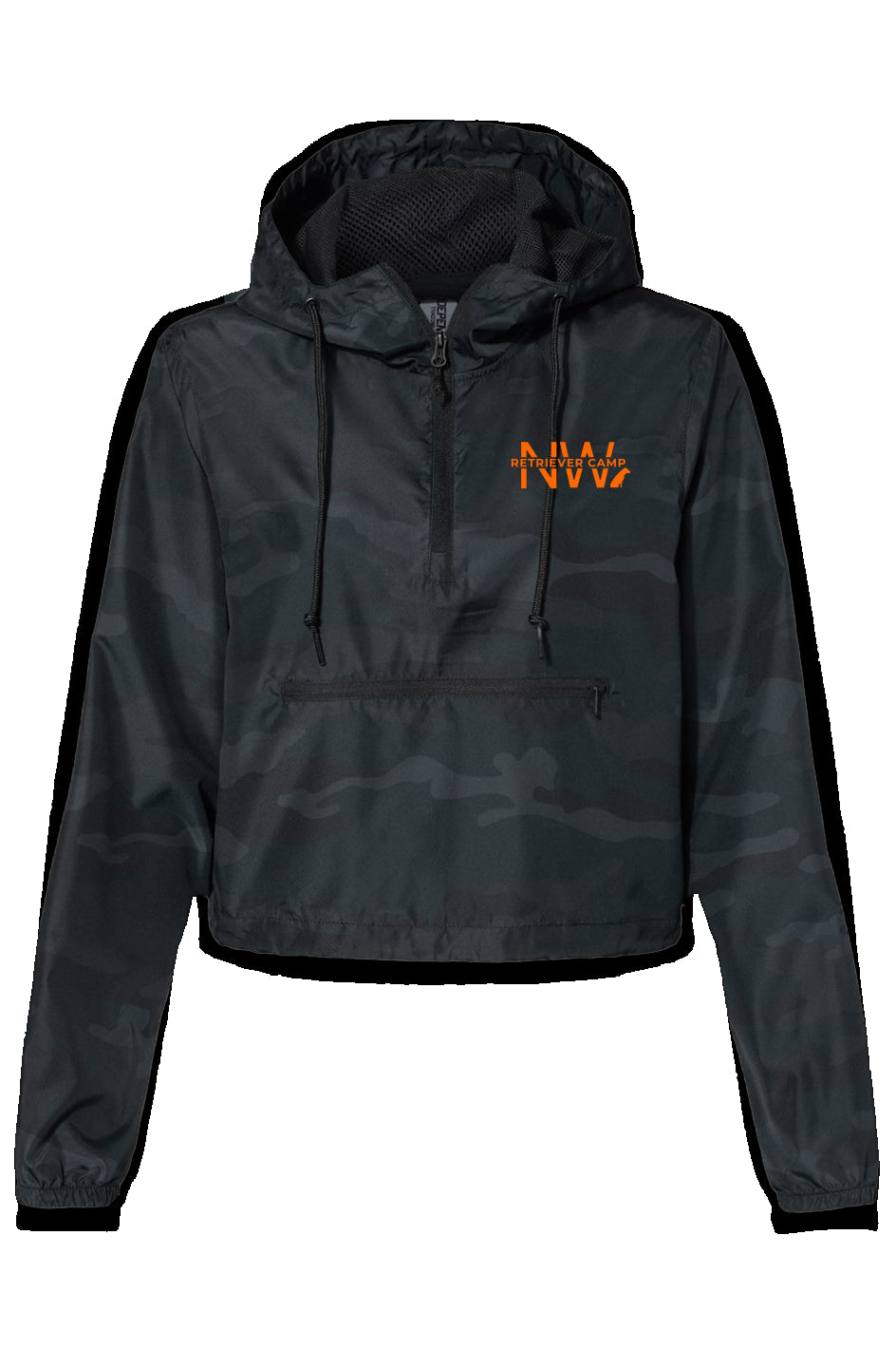 NW Retriever Camp Lightweight Pullover Crop Windbreaker