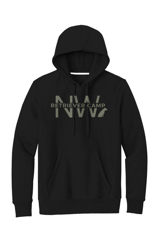 Super Heavyweight Pullover Hooded Sweatshirt (Grey/Green)