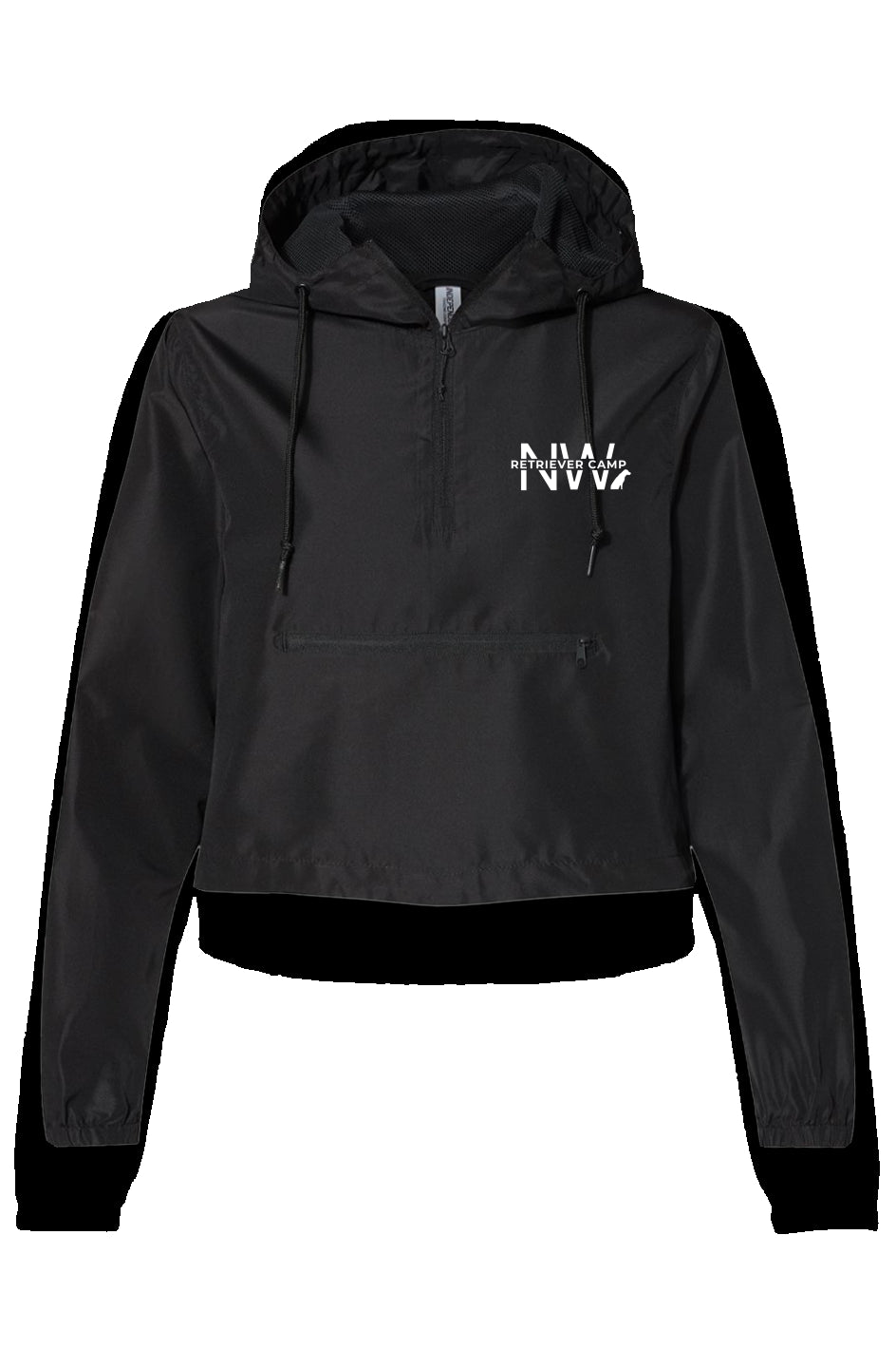 NW Retriever Camp Lightweight Pullover Crop Windbreaker
