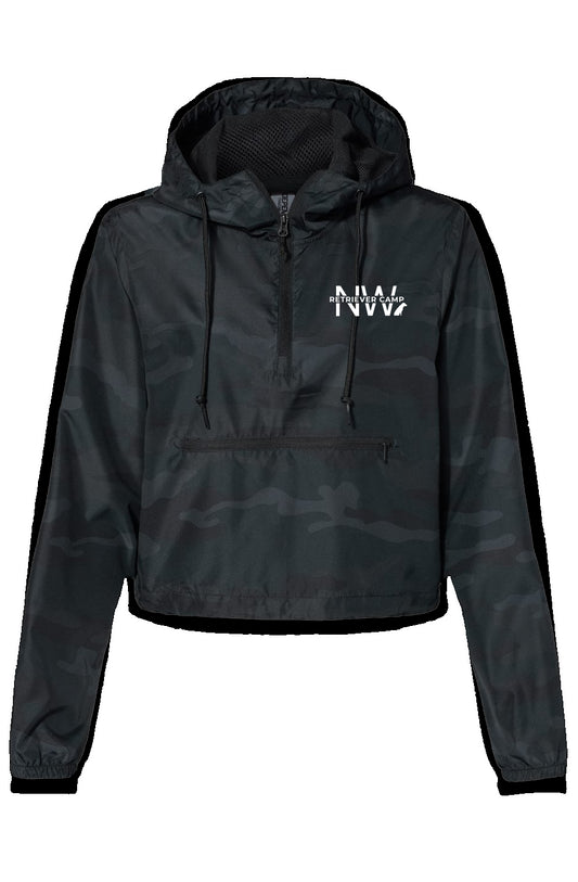 NW Retriever Camp Lightweight Pullover Crop Windbreaker