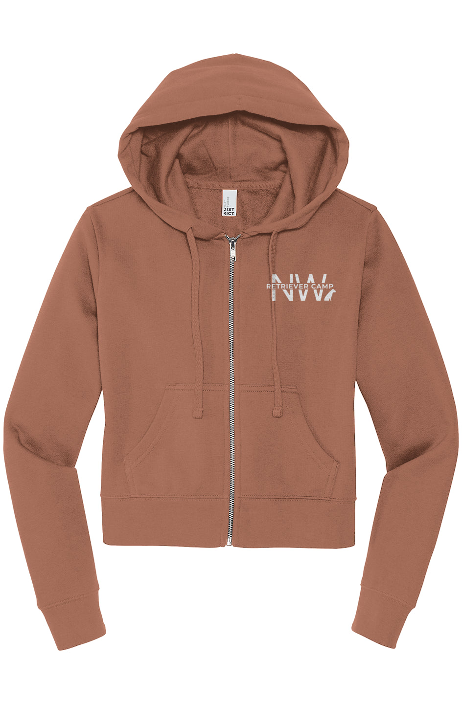 NW Retriever Camp District Womens Zip Hoodie