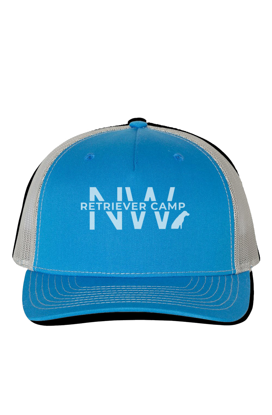 NW Retriever Camp Richardson 112 Trucker Hat - Cobalt Blue/Grey