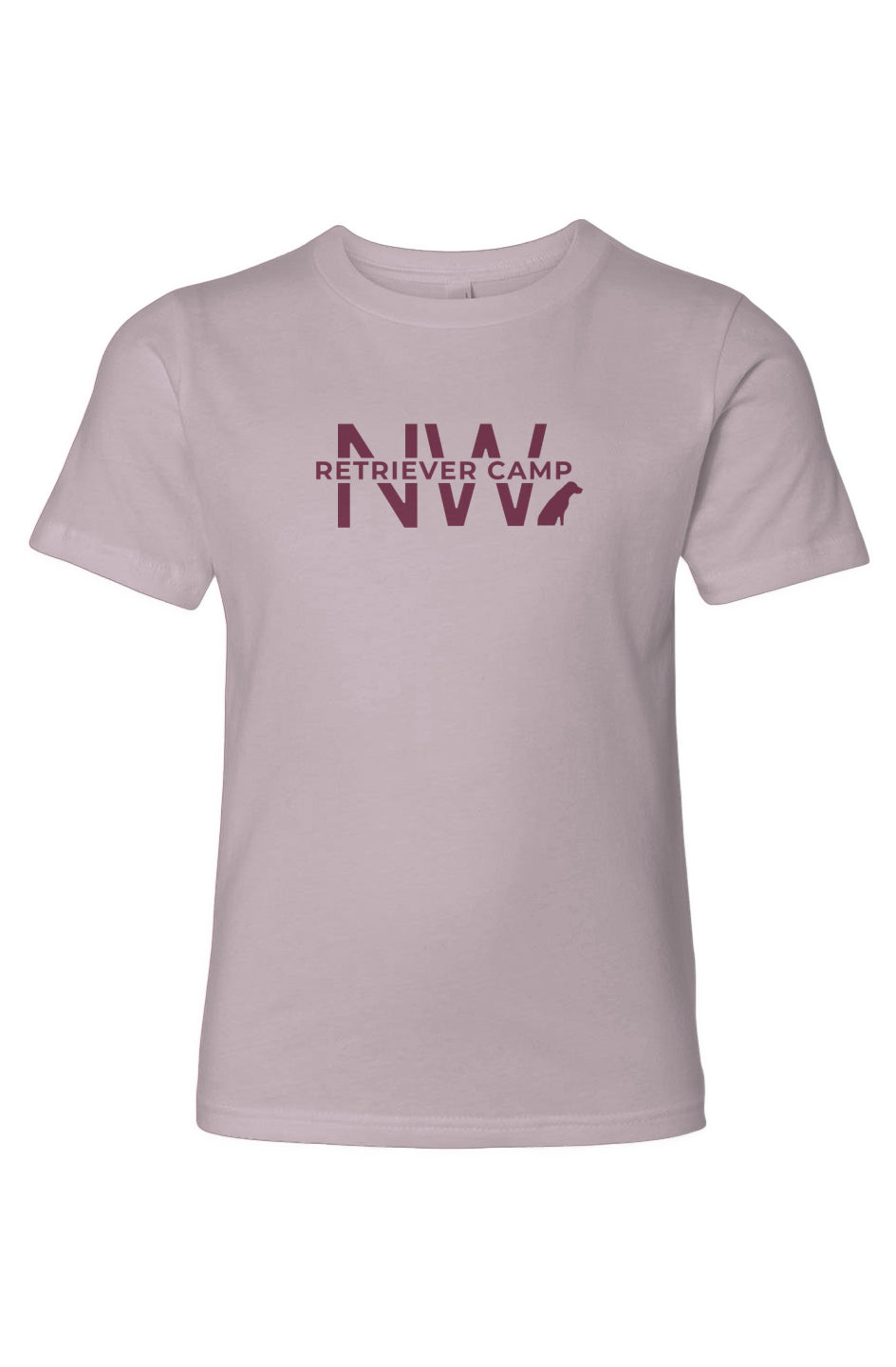 NW Retriever Camp Youth Cotton Crew (Pink)