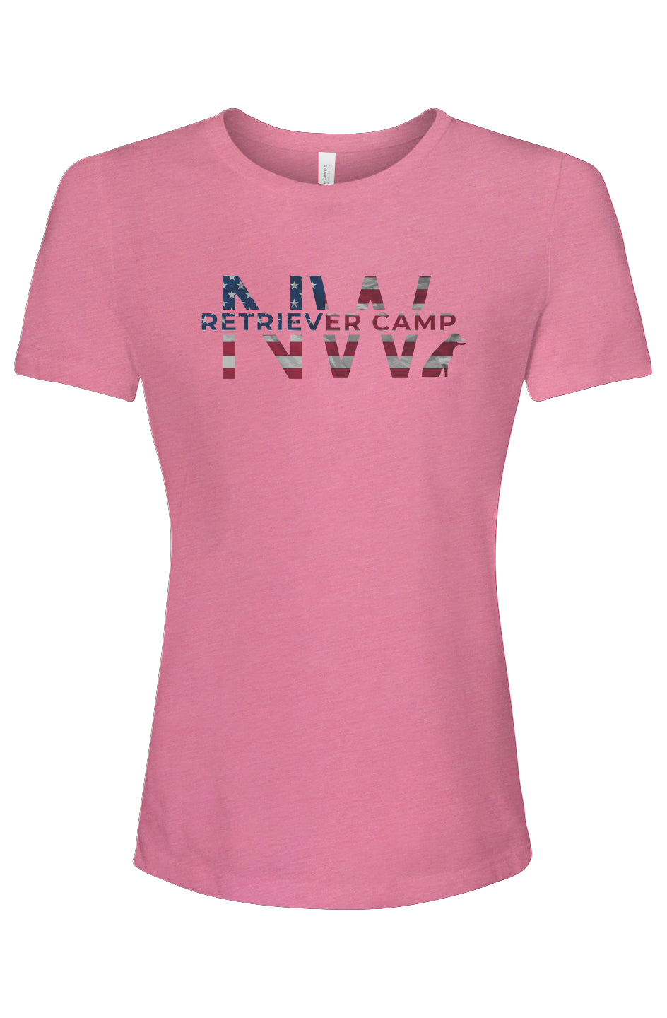 NW Retriever Camp Women’s Relaxed Fit Triblend T-Shirt (Patriotic)