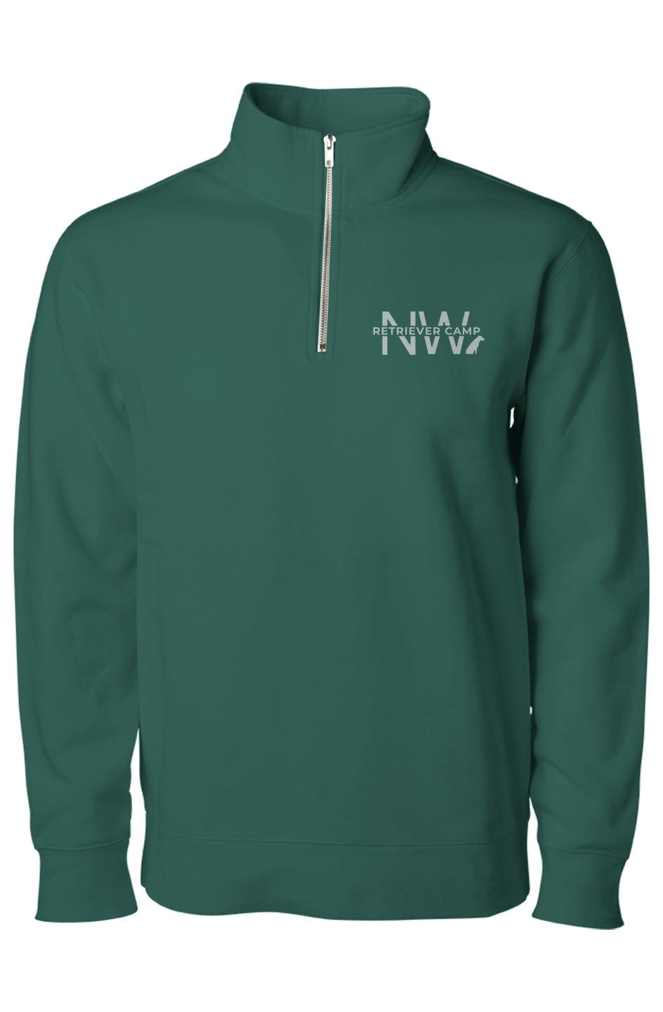 NW Retriever Camp Midweight Quarter Zip Pullover (Green)